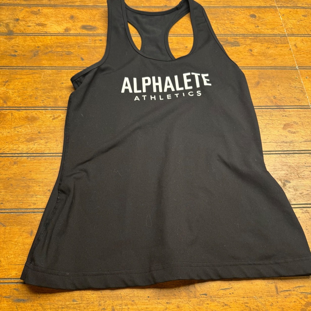 Alphalete Athletics Black‎ Racerback Tank Top Womens Size L Athletic Workout